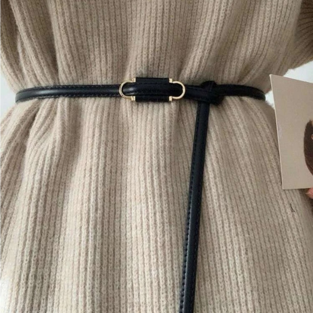 Knot Design Non-Hole Ladies' Waist Belt